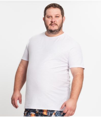Camiseta Masculina Manga Curta KO Branco