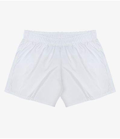 Shorts Infantil Menina Infinita Cor Branco