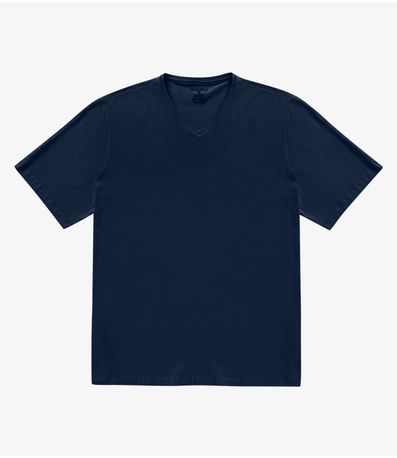 Camiseta Plus Size Masculina Diametro Azul