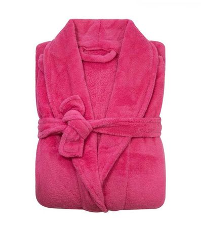 Roupão Microfibra Feminino Camesa Rosa