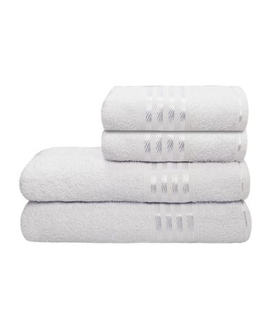 Toalha de Rosto Decor Camesa Branco