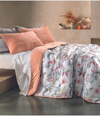 Edredom Blend Confort Solteiro Altenburg Bege