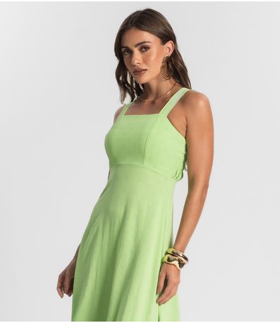 Vestido Midi De Alça Endless Verde