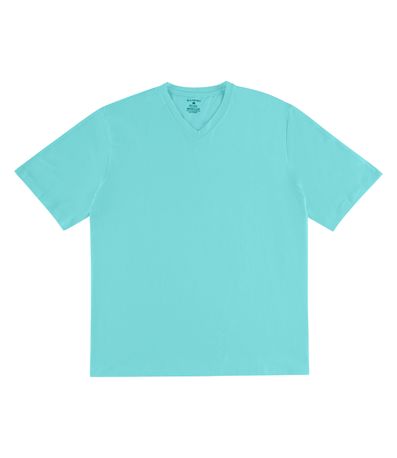 Camiseta Plus Size Masculina Diametro Azul
