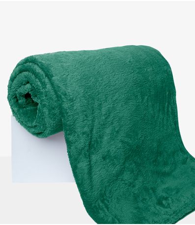 Manta de Microfibra Lisa Casal Infinita Cor Verde