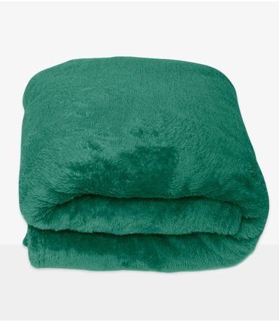 Manta de Microfibra Lisa Casal Infinita Cor Verde