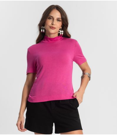Blusa Feminina Gola Alta Endless Rosa