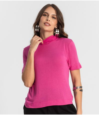 Blusa Feminina Gola Alta Endless Rosa