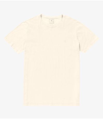 Camiseta Masculina Meia Malha Diametro Bege