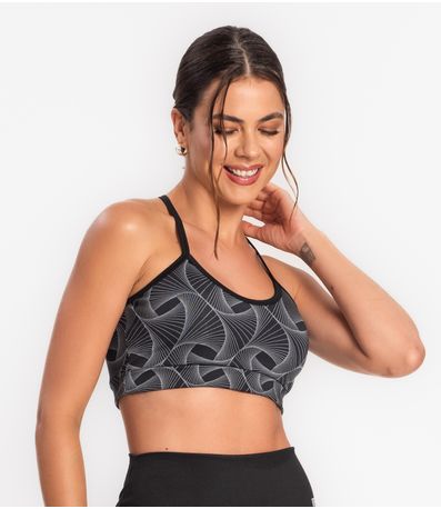 Top Feminino Sem Bojo Strong FTK Fitness Preto