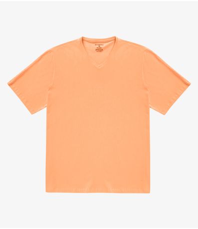 Camiseta Plus Size Masculina Diametro Laranja