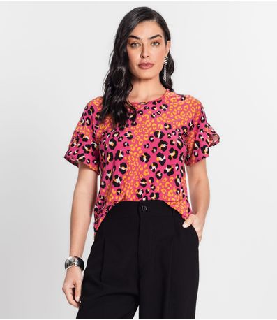 Blusa Feminina Liganete Infinita Cor Rosa