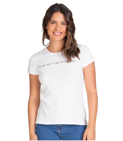 Blusa Feminina Estampada Rovitex Bege