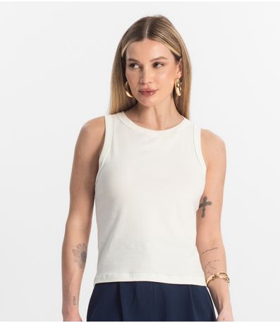 Regata Básica Feminina Rovitex Bege