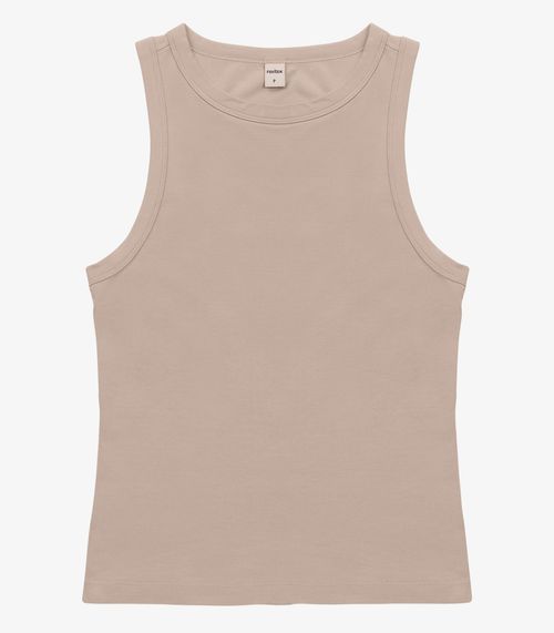 Regata Básica Feminina Rovitex Marrom