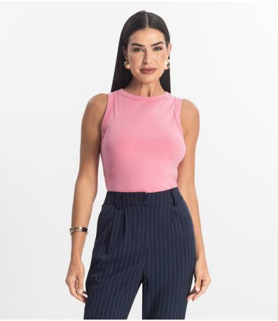 Regata Básica Feminina Rovitex Rosa