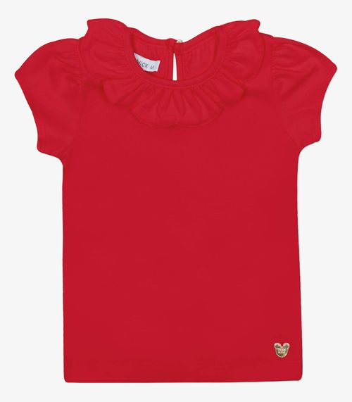 Blusa Infantil Menina Cotton Trick Nick Vermelho