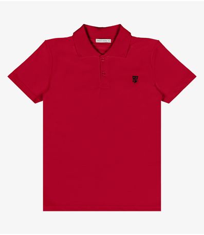 Camisa Polo Infantil Trick Nick Vermelho