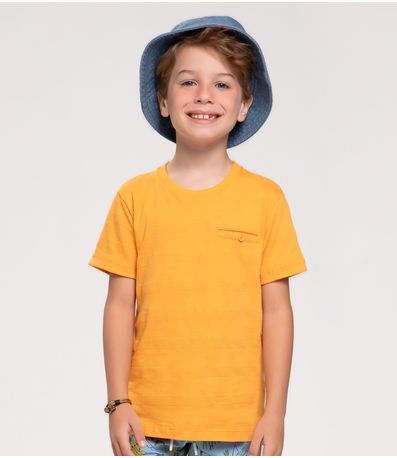 Camiseta Infantil Masculina Trick Nick Amarelo