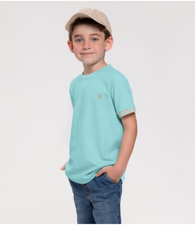 Camiseta Infantil Masculina Trick Nick Azul