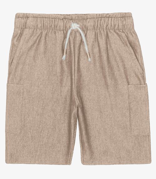Bermuda Infantil Molecotton Denim Trick Nick Marrom