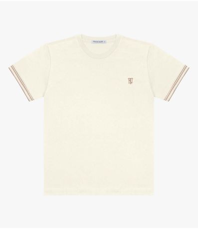 Camiseta Infantil Masculina Trick Nick Bege