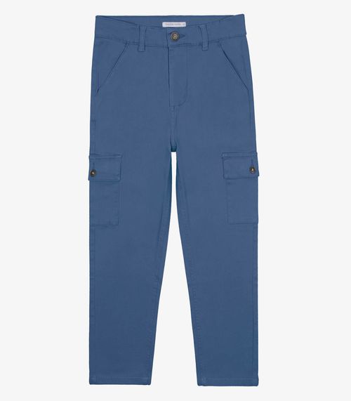 Calça Infantil Masculina Sarja Trick Nick Azul
