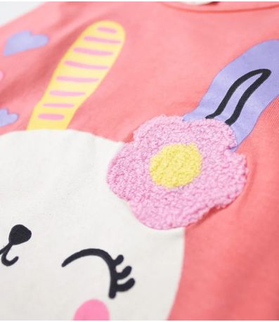 Conjunto Infantil Menina Meia Estação Laluna Laranja