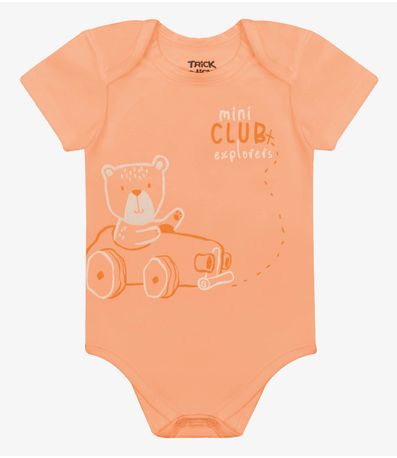 Body Infantil Cotton Trick Nick Laranja