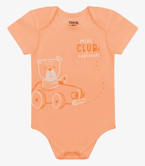 Body Infantil Cotton Trick Nick Laranja