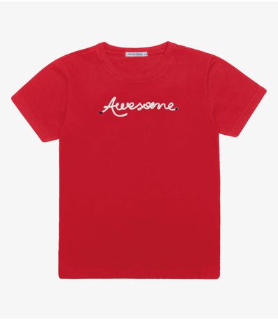 Camiseta Menino Cotton Trick Nick Vermelho