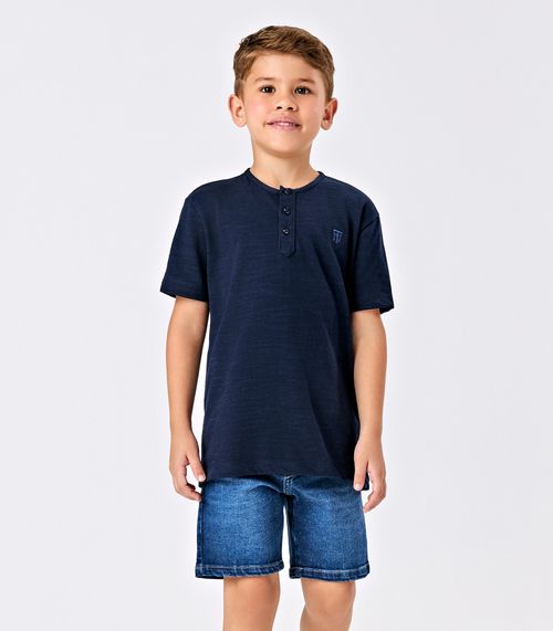 Bermuda Masculina Jeans Trick Nick Azul