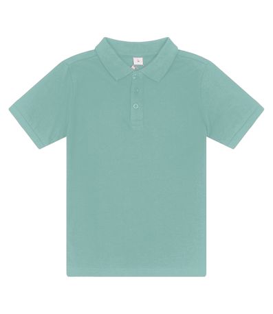 Polo Infantil Masculina Em Cotton Trick Nick Verde