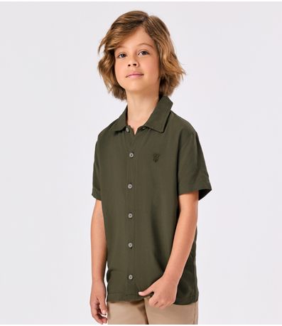 Conjunto Infantil Camisa Com Bermuda Trick Nick Verde