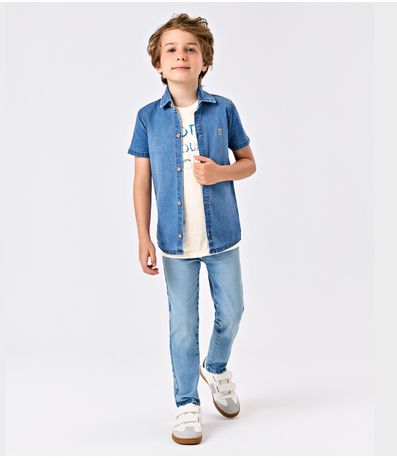 Calça Masculina Jeans Trick Nick Azul