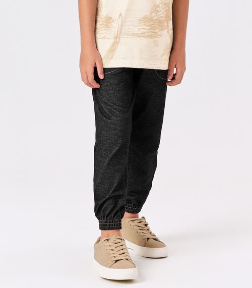 Calça Jogger Masculina Infantil Trick Nick Preto
