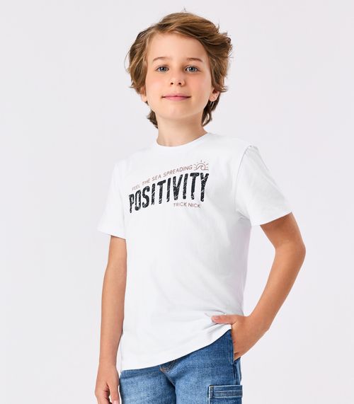 Conjunto Camiseta Com Bermuda Trick Nick Branco