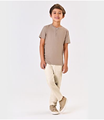 Calça Infantil Masculino Trick Nick Bege