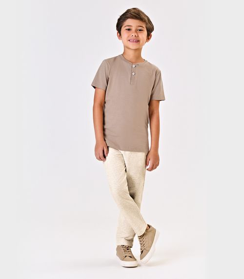 Calça Infantil Masculino Trick Nick Bege