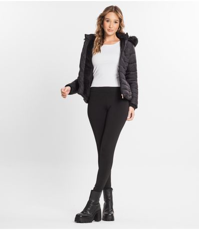 Calça Legging Feminina Peluciada Select Preto