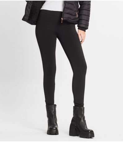 Calça Legging Feminina Peluciada Select Preto