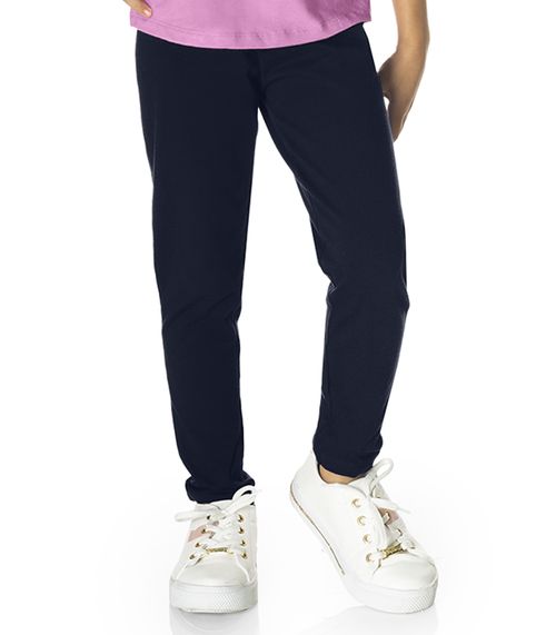 Calça Legging Infantil Feminina Rovitex Kids Azul
