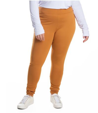 Calça Legging Ponto Roma Secret Glam Marrom