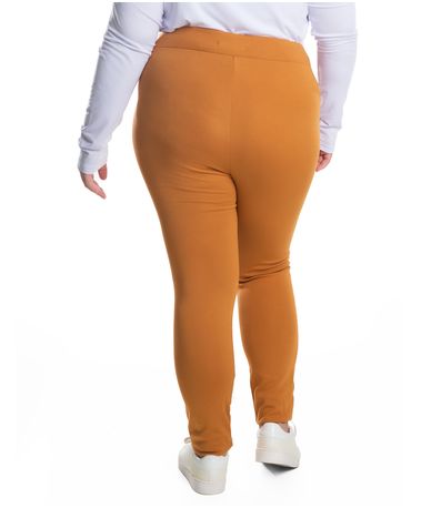 Calça Legging Ponto Roma Secret Glam Marrom
