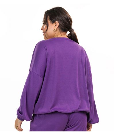 Blusao Ribana Duo Secret Glam Roxo