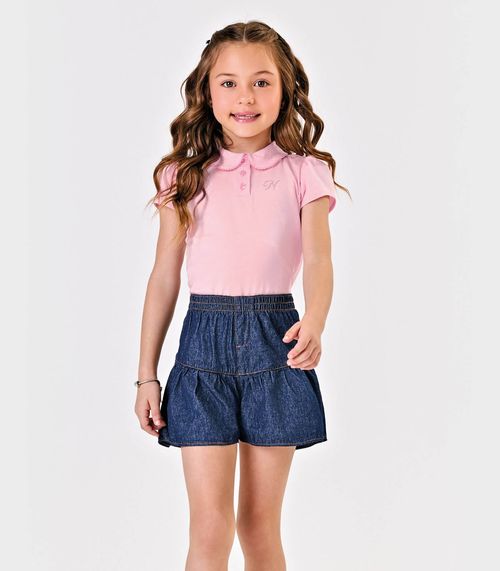 Shorts Feminino Jeans Trick Nick Azul