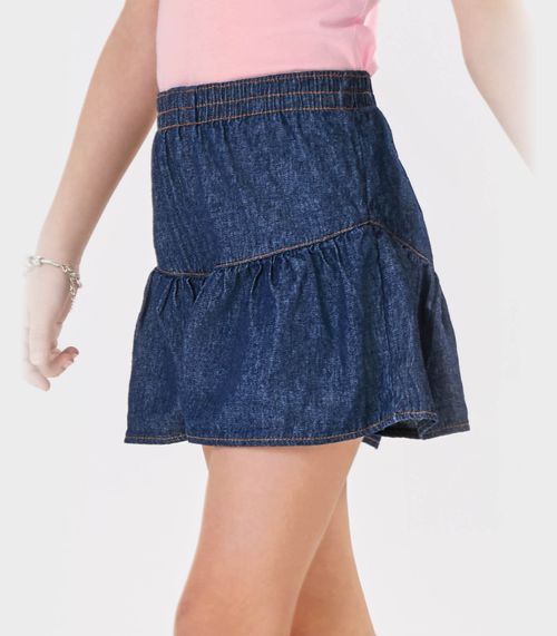 Shorts Feminino Jeans Trick Nick Azul