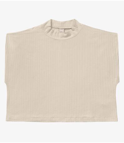 Blusa Feminina Canelada Rovitex Bege