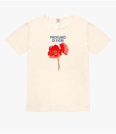 Blusa T- Shirt Feminina Bege