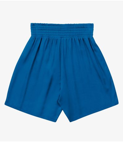Shorts Feminina Viscose Rovitex Azul